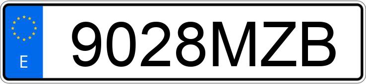 Numer rejestracyjny 9028MZB posiada MERCEDES A (177)