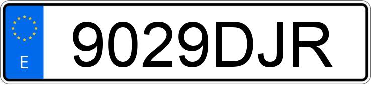 Numer rejestracyjny 9029DJR posiada RENAULT KANGOO