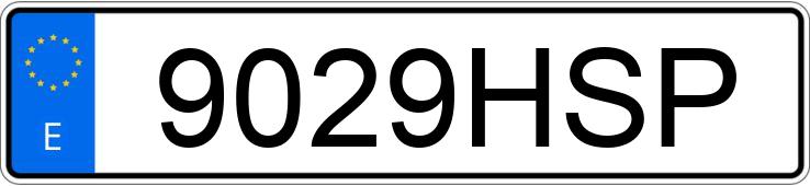 Numer rejestracyjny 9029HSP posiada BMW SERIE 5