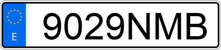Le numéro d’enregistrement 9029NMB a OPEL CORSA