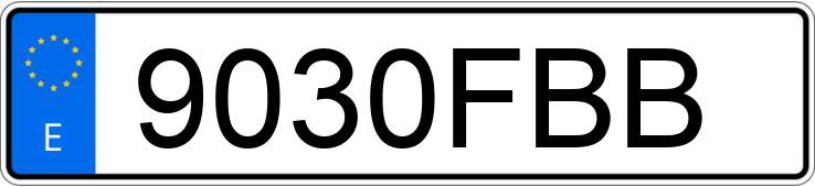 Numer rejestracyjny 9030FBB posiada OPEL CORSA