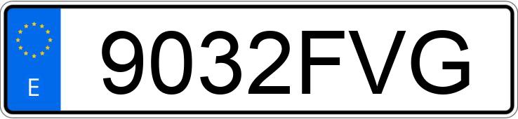 Numer rejestracyjny 9032FVG posiada CITROEN C8