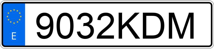 Numer rejestracyjny 9032KDM posiada YAMAHA DT 125 Numer rejestracyjny 9032KDM posiada YAMAHA DT 125