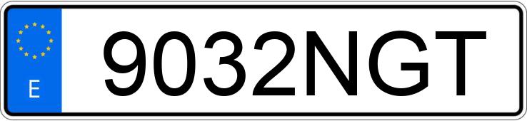 Numer rejestracyjny 9032NGT posiada SKODA FABIA