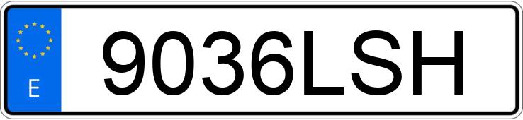 Numer rejestracyjny 9036LSH posiada CITROEN JUMPER