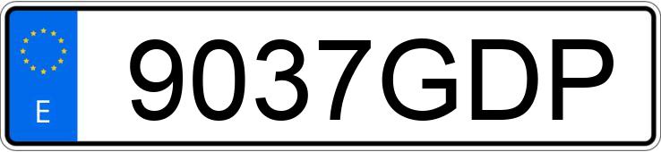 Numer rejestracyjny 9037GDP posiada DAELIM S2 125