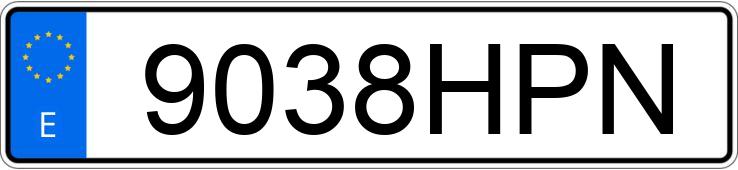 Numer rejestracyjny 9038HPN posiada OPEL ASTRA