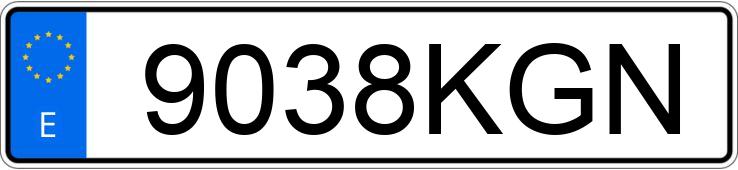 Numer rejestracyjny 9038KGN posiada SCANIA SERIE G Numer rejestracyjny 9038KGN posiada SCANIA SERIE G