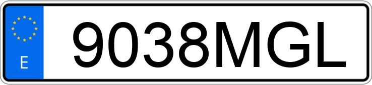 Numer rejestracyjny 9038MGL posiada JEEP COMPASS