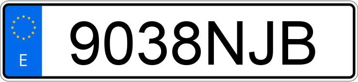 Numer rejestracyjny 9038NJB posiada HONDA HR-V Numer rejestracyjny 9038NJB posiada HONDA HR-V