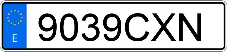 Numer rejestracyjny 9039CXN posiada CITROEN BERLINGO