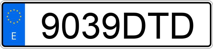 Numer rejestracyjny 9039DTD posiada SEAT LEON