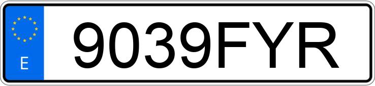 Numer rejestracyjny 9039FYR posiada RENAULT CLIO Numer rejestracyjny 9039FYR posiada RENAULT CLIO