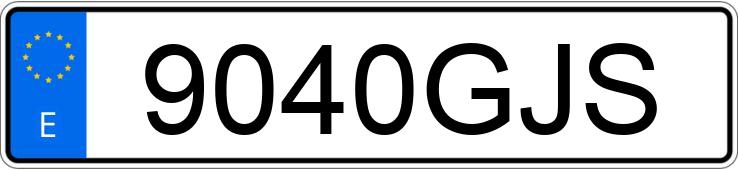 Numer rejestracyjny 9040GJS posiada OPEL CORSA