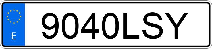 Numer rejestracyjny 9040LSY posiada SKODA KAMIQ