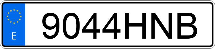 Numer rejestracyjny 9044HNB posiada FORD TRANSIT