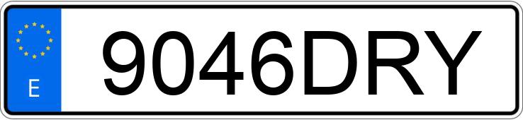 Numer rejestracyjny 9046DRY posiada SEAT IBIZA