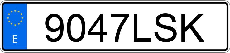 Numer rejestracyjny 9047LSK posiada OPEL COMBO Numer rejestracyjny 9047LSK posiada OPEL COMBO