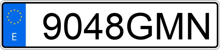 Numer rejestracyjny 9048GMN posiada BMW SERIE 5