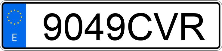 Numer rejestracyjny 9049CVR posiada NISSAN ALMERA Numer rejestracyjny 9049CVR posiada NISSAN ALMERA