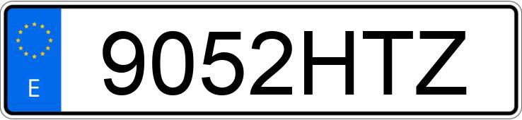 Numer rejestracyjny 9052HTZ posiada VOLKSWAGEN SCIROCCO