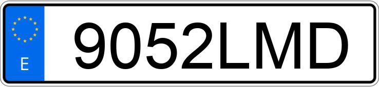 Numer rejestracyjny 9052LMD posiada AUDI A3 SPORTBACK