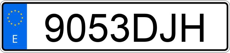 Numer rejestracyjny 9053DJH posiada SEAT IBIZA