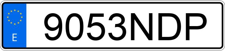 Numer rejestracyjny 9053NDP posiada MERCEDES A (176)