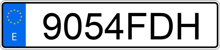 Numer rejestracyjny 9054FDH posiada BMW X5