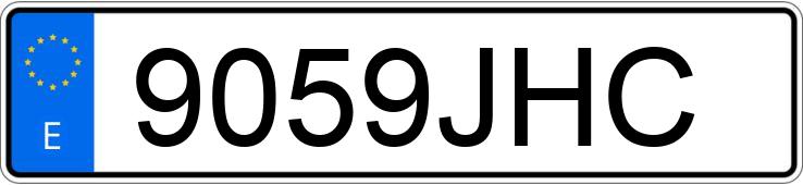 Numer rejestracyjny 9059JHC posiada BMW SERIE 3