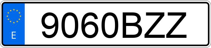 Numer rejestracyjny 9060BZZ posiada SEAT TOLEDO Numer rejestracyjny 9060BZZ posiada SEAT TOLEDO