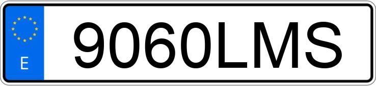 Numer rejestracyjny 9060LMS posiada TOYOTA LAND CRUISER
