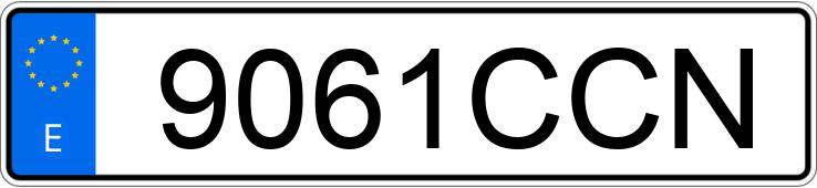 Numer rejestracyjny 9061CCN posiada BMW SERIE 5