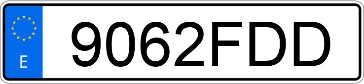 Numer rejestracyjny 9062FDD posiada HONDA ACCORD