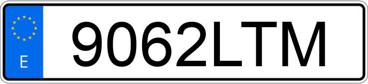 Numer rejestracyjny 9062LTM posiada BMW X2