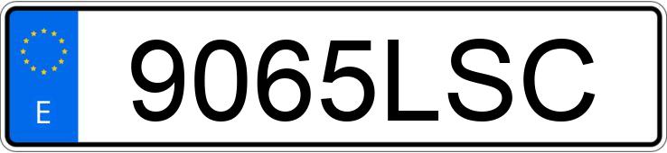 Le numéro d’enregistrement 9065LSC a AUDI Q3 SPORTBACK