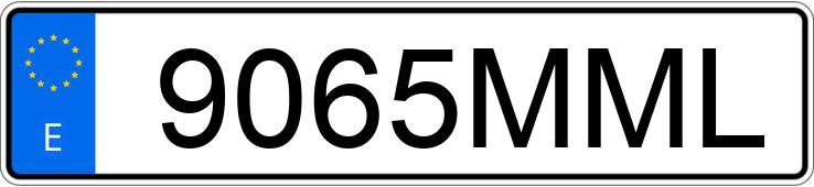 Numer rejestracyjny 9065MML posiada MAZDA MAZDA3