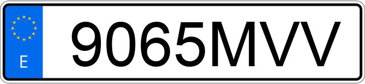 Numer rejestracyjny 9065MVV posiada HYUNDAI I20