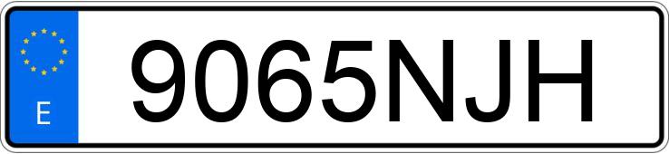 Numer rejestracyjny 9065NJH posiada MERCEDES A (177)