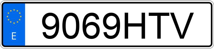El número de registro 9069HTV tiene RENAULT MASTER
