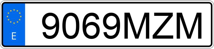 Numer rejestracyjny 9069MZM posiada BMW XM