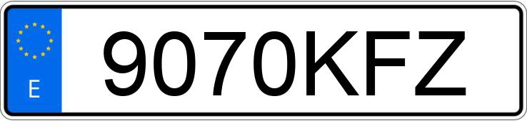 Numer rejestracyjny 9070KFZ posiada PEUGEOT 208 Numer rejestracyjny 9070KFZ posiada PEUGEOT 208