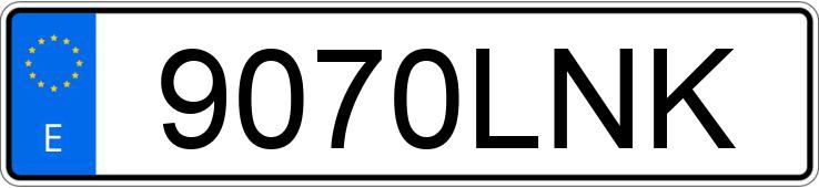 Numer rejestracyjny 9070LNK posiada CITROEN C5 AIRCROSS