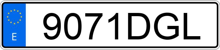 Numer rejestracyjny 9071DGL posiada SKODA FABIA