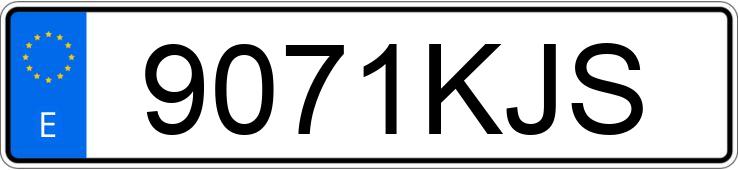 Numer rejestracyjny 9071KJS posiada AUDI A1 SPORTBACK