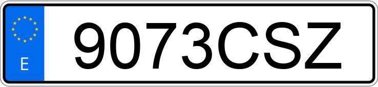 Numer rejestracyjny 9073CSZ posiada NISSAN MICRA