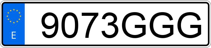 Numer rejestracyjny 9073GGG posiada BMW SERIE 5