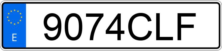 Numer rejestracyjny 9074CLF posiada FIAT PUNTO Numer rejestracyjny 9074CLF posiada FIAT PUNTO