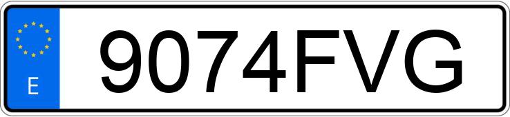 Numer rejestracyjny 9074FVG posiada IVECO DAILY