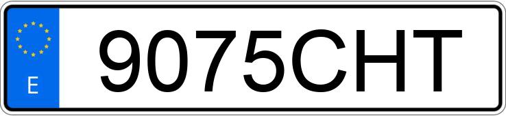 Numer rejestracyjny 9075CHT posiada VOLKSWAGEN TOURAN Numer rejestracyjny 9075CHT posiada VOLKSWAGEN TOURAN